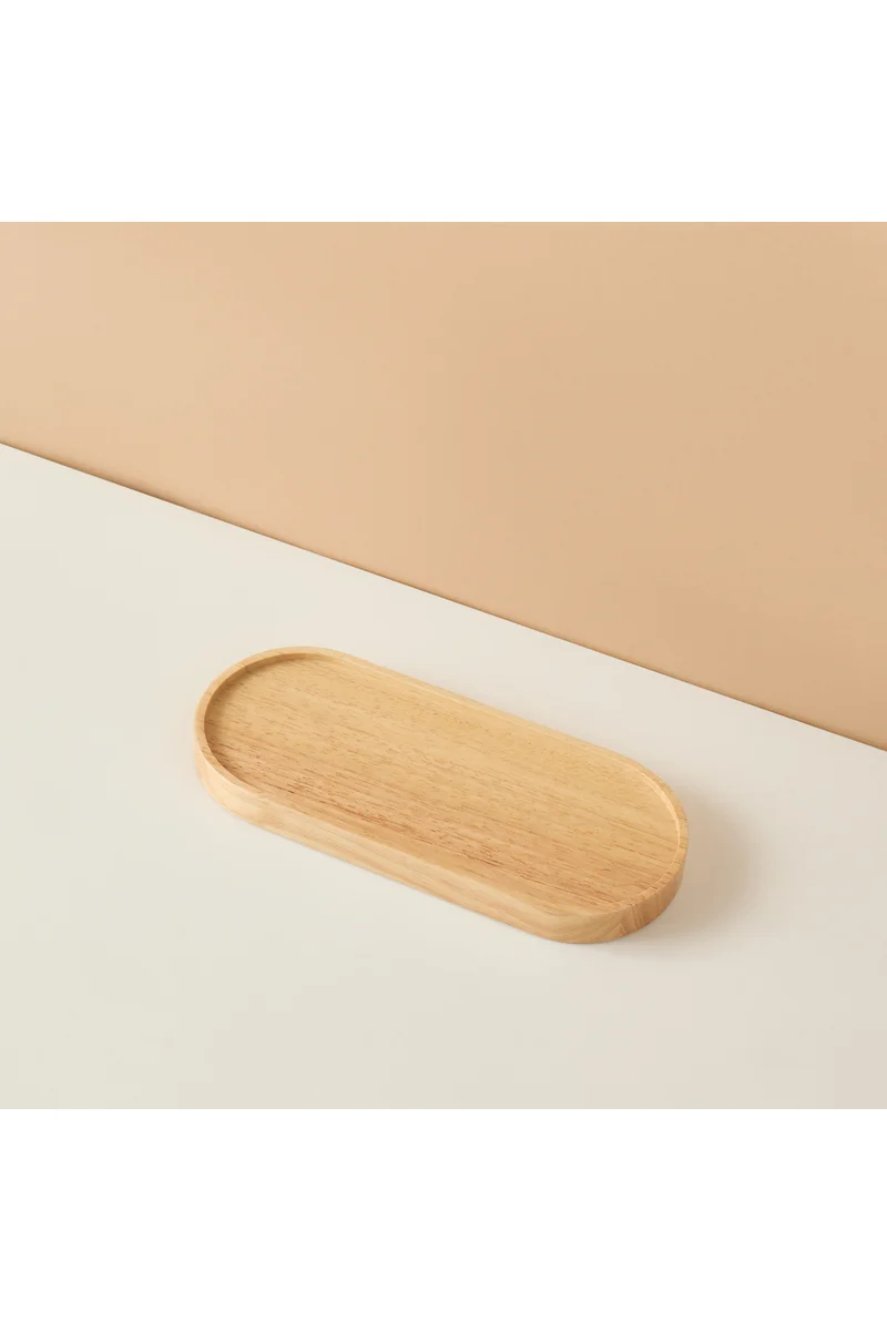 LIFESTYLE Scandi Luxe Wooden Tray - 20x20x26 cms